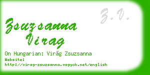 zsuzsanna virag business card