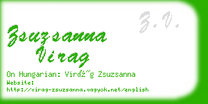 zsuzsanna virag business card